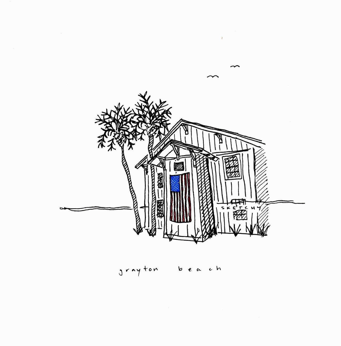 Grayton American Flag