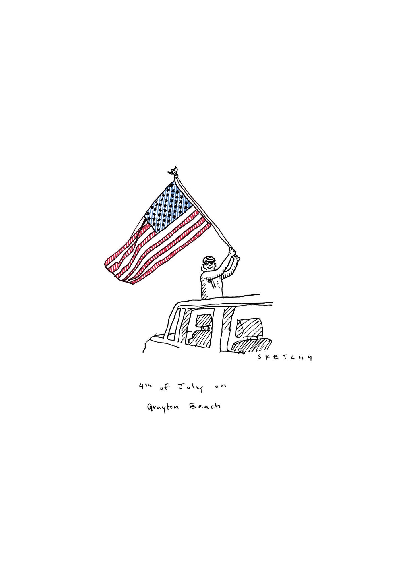 4th of July on Grayton Beach