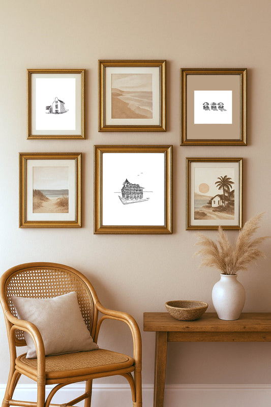 8"x 10" Alys Beach Palms